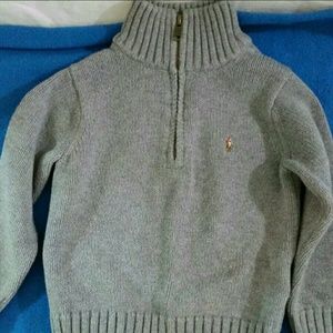 Boys 4T Polo 1/2 zip sweater